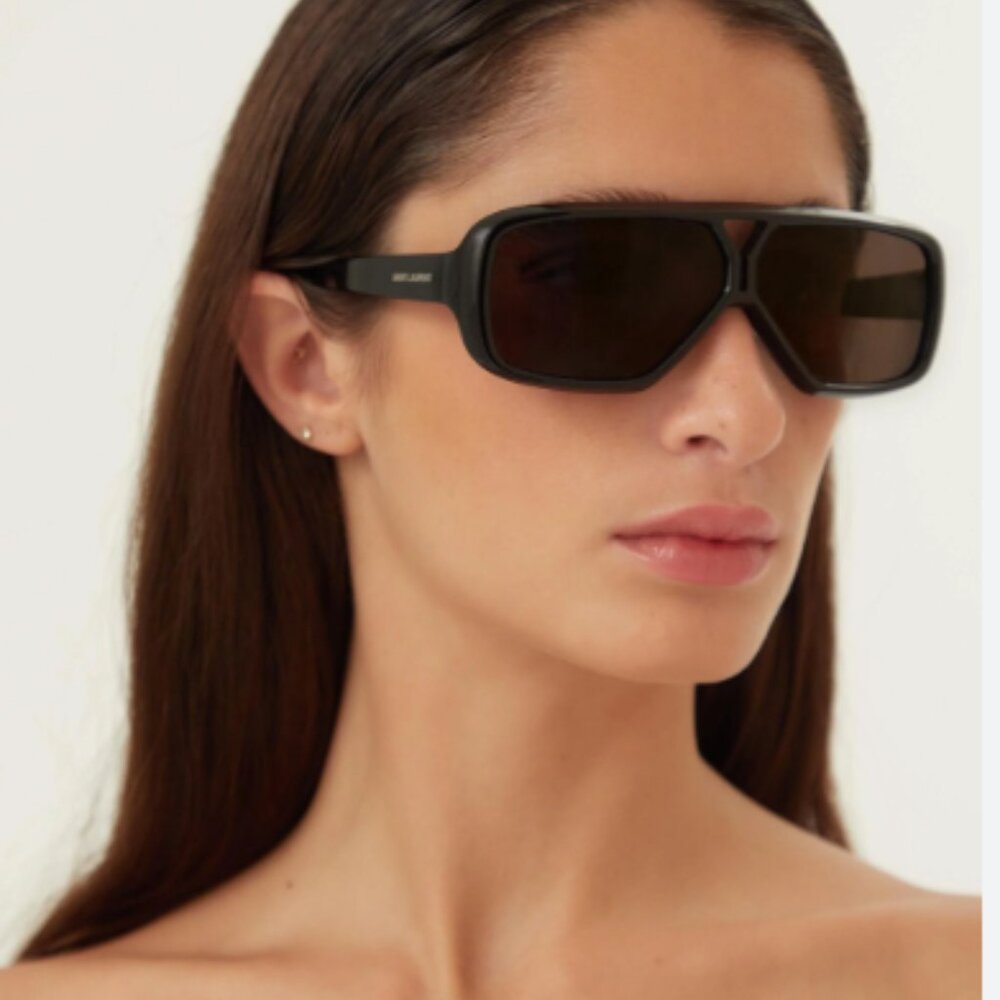 NEW SAINT LAURENT SL 569Y 001 BLACK WOMEN SUNGLASSES SAINT LAURENT SL569Y 001